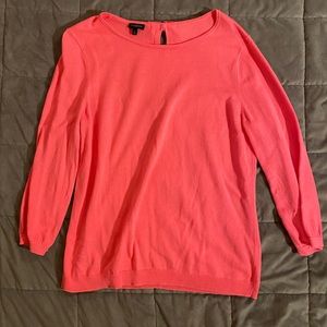 Hot Pink Talbots Bow Sweater